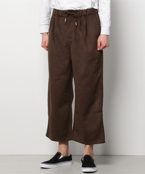 ARCHIVER(アーカイバ)の「フェイクスエード ストレートワイドパンツ(その他パンツ・メンズ・スミクロ/グレー/ブルー・LARGE/MEDIUM)」の4枚目の写真