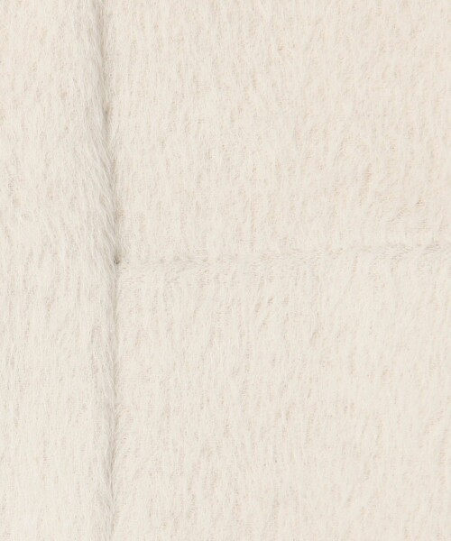 TOMORROWLAND .B（トゥモローランドビー）の「アルパカダブルフェイス ドルマンショートコート（その他アウター・レディース・ホワイト/チャコールグレー・FREE）」の14枚目の写真