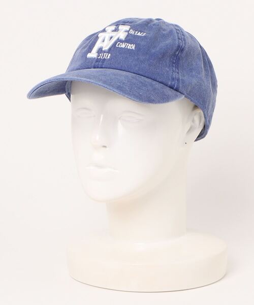 VOLTAGE CONTROL FILTER（ヴォルテージコントロールフィルター）の「VOLTAGE CONTROL FILTER/ヴォルテージコントロールフィルター/EMBROIDERY PIGMENT CAP（キャップ・レディース・ブルー/チャコールグレー・F）」の2枚目の写真