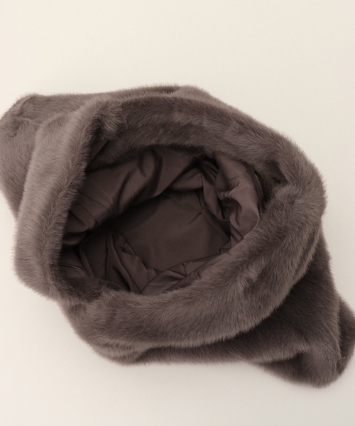 AP STUDIO（エーピーストゥディオ）の「【Bomboogie/ボンブーギ】トライアングルトートバッグ（トートバッグ・レディース・ブラウン/アイボリー・FREE）」の10枚目の写真