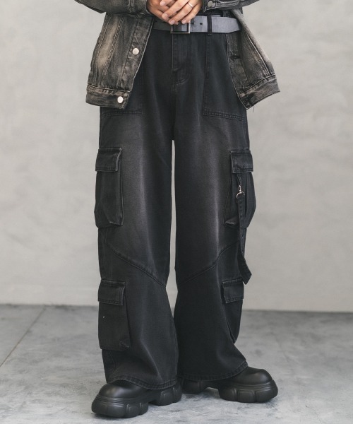 WV PROJECT正規品★Covered カーゴデニムパンツ WV PROJECT正規品☆Covered カーゴデニムパンツ