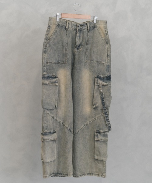 パンツ vintage salvage pants MASSES]LEATHER PANTS VINTAGE W/BLACK – R&Co.