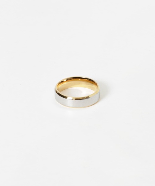 SMELLY（スメリー）の「ステンレスコンビシンプルリング（リング・メンズ・シルバー系その他・18）」の5枚目の写真