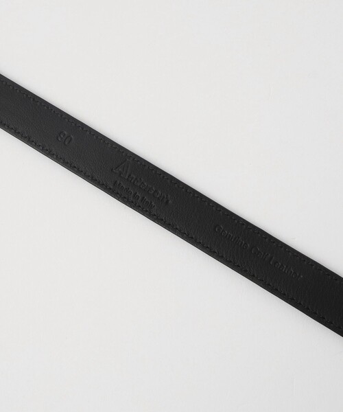 Steven Alan(スティーブンアラン)の「<Anderson`s × Steven Alan> GRND NARROW BELT/ベルト(ベルト・メンズ・ブラック・75cm/80cm/85cm/90cm)」の4枚目の写真