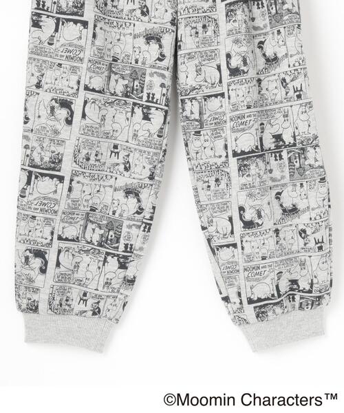 SHOO・LA・RUE（シューラルー）の「【MOOMIN】総柄スウェットパンツ（その他パンツ・キッズ・ライトグレー系/チャコール・11/10/12）」の7枚目の写真