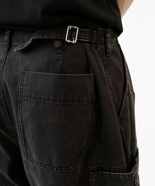 【プレミアムエディション】ヴィンテージ加工 カーゴワークパンツ（カーゴパンツ）｜minsobi（ミンソビ）