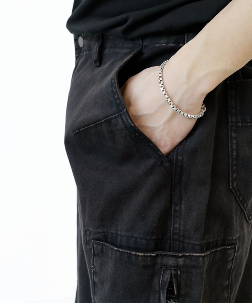 【プレミアムエディション】ヴィンテージ加工 カーゴワークパンツ（カーゴパンツ）｜minsobi（ミンソビ）