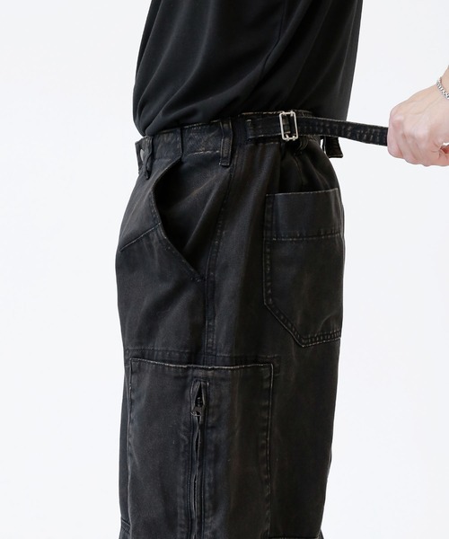 【プレミアムエディション】ヴィンテージ加工 カーゴワークパンツ（カーゴパンツ）｜minsobi（ミンソビ）
