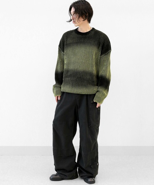 【プレミアムエディション】ヴィンテージ加工 カーゴワークパンツ（カーゴパンツ）｜minsobi（ミンソビ）