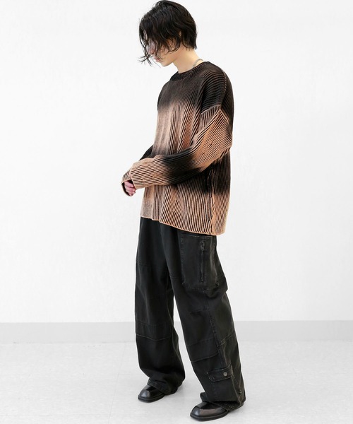 【プレミアムエディション】ヴィンテージ加工 カーゴワークパンツ（カーゴパンツ）｜minsobi（ミンソビ）