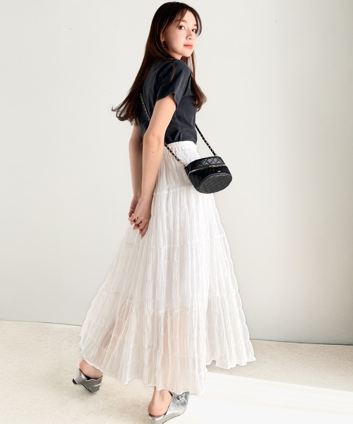 セール】大人のナチュラルスタイル。ぽこぽこワッシャー加工4段