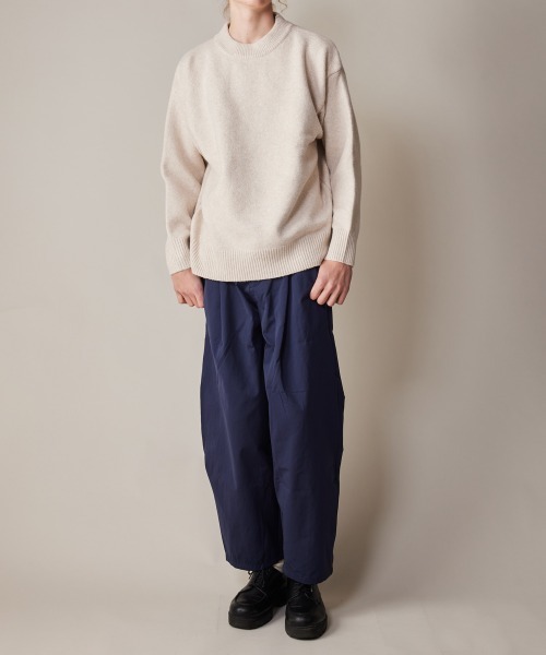 rehacer（レアセル）の「R. : 600G Heavy Weight Base Knit（ニット/セーター・メンズ・ブラック/ナチュラル・MEDIUM/LARGE）」の13枚目の写真