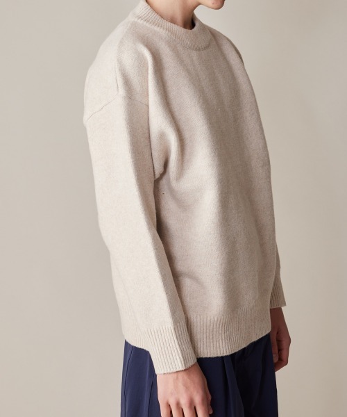 rehacer（レアセル）の「R. : 600G Heavy Weight Base Knit（ニット/セーター・メンズ・ブラック/ナチュラル・MEDIUM/LARGE）」の9枚目の写真