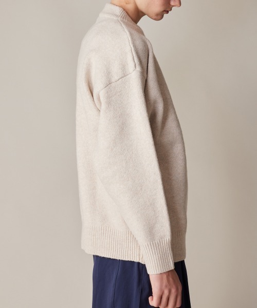 rehacer（レアセル）の「R. : 600G Heavy Weight Base Knit（ニット/セーター・メンズ・ブラック/ナチュラル・MEDIUM/LARGE）」の10枚目の写真