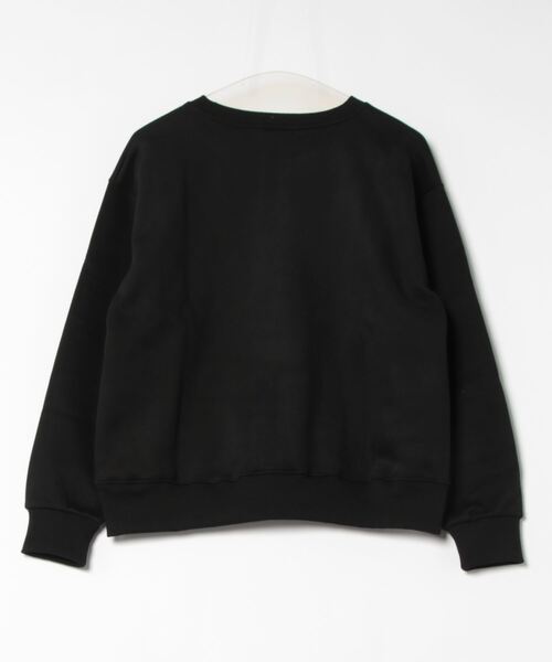 aimoha(アイモハ)の「英字ロゴプリント裏起毛スウェット(スウェット・レディース・ワインレッド/ネイビー/オフホワイト/杢グレー/ブラック/ブラウン・FREE)」の7枚目の写真