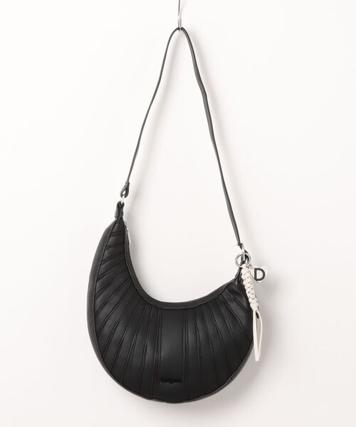 Desigual（デシグアル）の「ステッチパネル アシンメトリー ショルダーバッグ ブラック（ショルダーバッグ・レディース・ブラック・FREE）」の8枚目の写真