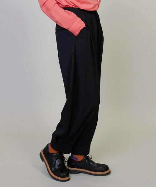 FRAPBOIS（フラボア）の「イジーギャバ パンツ（その他パンツ・レディース・グレー/ブラック・1/2）」の19枚目の写真