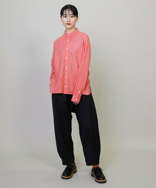 FRAPBOIS（フラボア）の「イジーギャバ パンツ（その他パンツ・レディース・グレー/ブラック・1/2）」の20枚目の写真