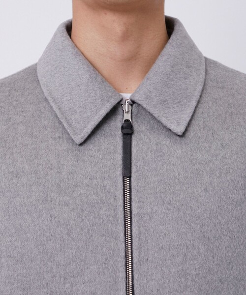 THE PERMANENT EYE(ザパーマネントアイ)の「【CASHMERE CASHMERE/カシミアカシミア】CASHMERE REVERSIBLE SHORT BLOUSON(ブルゾン・メンズ・ブラック/グレー・48/44)」の11枚目の写真