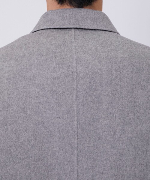 THE PERMANENT EYE(ザパーマネントアイ)の「【CASHMERE CASHMERE/カシミアカシミア】CASHMERE REVERSIBLE SHORT BLOUSON(ブルゾン・メンズ・ブラック/グレー・48/44)」の12枚目の写真