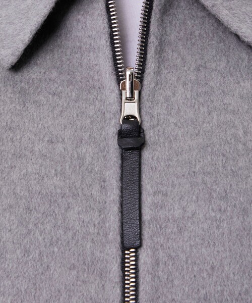 THE PERMANENT EYE(ザパーマネントアイ)の「【CASHMERE CASHMERE/カシミアカシミア】CASHMERE REVERSIBLE SHORT BLOUSON(ブルゾン・メンズ・ブラック/グレー・48/44)」の17枚目の写真