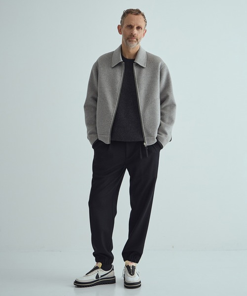 THE PERMANENT EYE(ザパーマネントアイ)の「【CASHMERE CASHMERE/カシミアカシミア】CASHMERE REVERSIBLE SHORT BLOUSON(ブルゾン・メンズ・ブラック/グレー・48/44)」の4枚目の写真