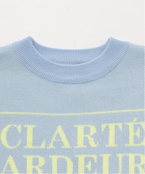 LOVETOXIC（ラブトキシック）の「【GOODPRICE】ジャガードニット（ニット/セーター・キッズ・トップグレー/ブラック/サックスブルー/オフホワイト/ピンク/エメラルド・S:140cm/M:150cm/L:160cm）」の11枚目の写真