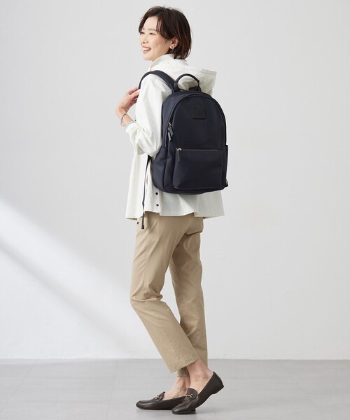 J.PRESS（ジェイプレス）の「【撥水・洗える】Artirosa テントライン ショート丈 コート（その他アウター・レディース・ネイビー系/ベージュ系/アイボリー系/ブラウン系1・11/9/7）」の14枚目の写真
