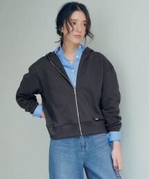 23区　パーカー　グレー 23区（ニジュウサンク） ジップアップパーカー 40 グレー レディース