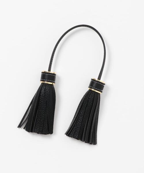 SENSE OF PLACE by URBAN RESEARCH(センスオブプレイスバイアーバンリサーチ)の「『WEB/一部店舗限定』タッセルチャーム(チャーム・レディース・ブラック/ライトベージュ・ONE)」の4枚目の写真