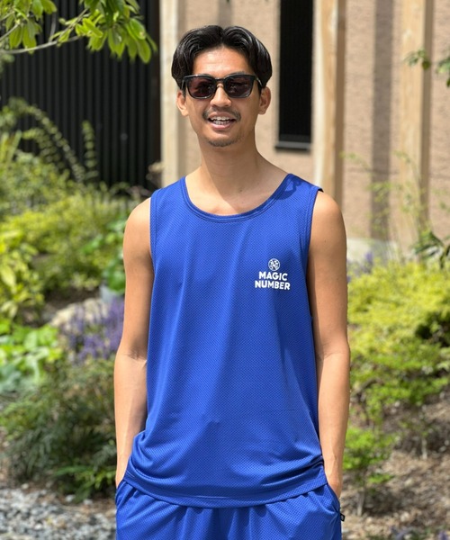 ロイヤルフラッシュ クラッシュ加工タンクトップ Mサイズ ワンフォークロージング 1111clothing ◇STARTER ロゴテープ