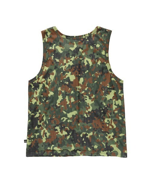 生まれのブランドで MAGIC NUMBER】 STOCK LOGO MESH TANK ストックロゴメッシュ トップス