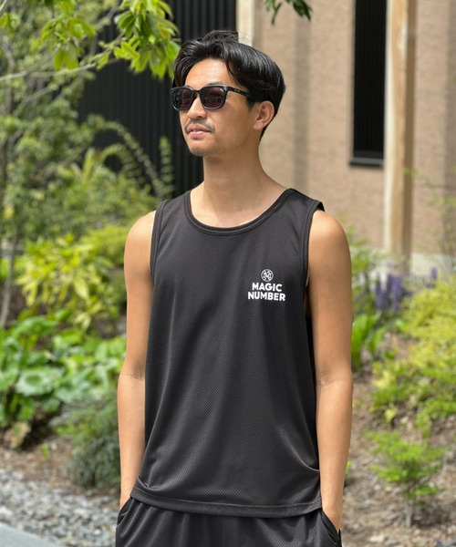 MAGIC NUMBER】 STOCK LOGO MESH TANK ストックロゴメッシュ