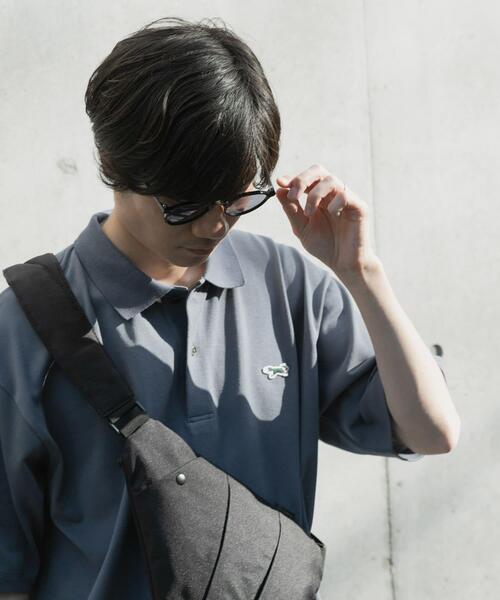 SML（エスエムエル）の「『別注』SML×DOORS　ボディバッグ（ショルダーバッグ・メンズ・チャコールグレー/ブラック・-）」の4枚目の写真