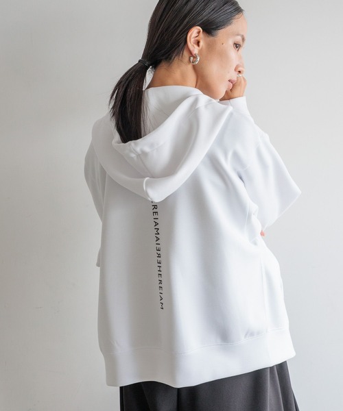 HEREIAM（ヘレイアム）の「【HEREIAM MEN】ミラーロゴパーカー（パーカー・メンズ・ブラック/グレー/ホワイト・LARGE/MEDIUM）」の10枚目の写真