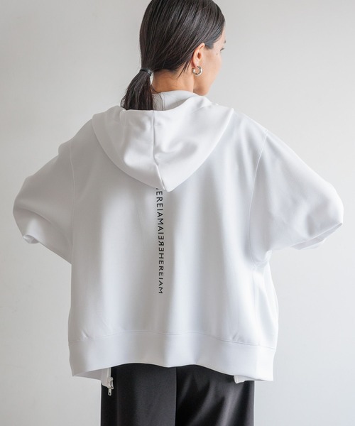 HEREIAM（ヘレイアム）の「【HEREIAM MEN】ミラーロゴパーカー（パーカー・メンズ・ブラック/グレー/ホワイト・LARGE/MEDIUM）」の11枚目の写真