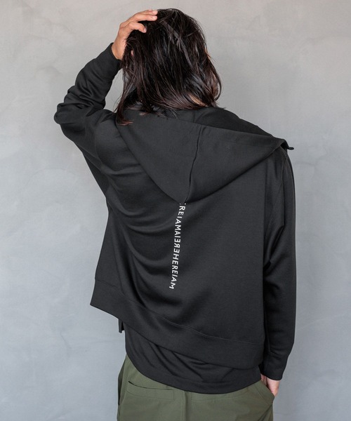 HEREIAM（ヘレイアム）の「【HEREIAM MEN】ミラーロゴパーカー（パーカー・メンズ・ブラック/グレー/ホワイト・LARGE/MEDIUM）」の19枚目の写真