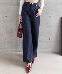 CLEAR BASIC | ストレートスラブデニムパンツ［大人カジュアル 着回し万能］≪SS新作≫(その他パンツ)