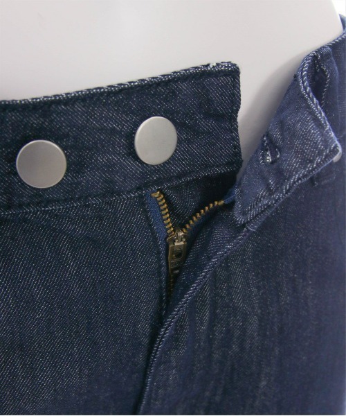CLEAR BASIC（クリアベーシック）の「【低身長用サイズ有】ストレートスラブデニムパンツ［大人 カジュアル 着回し万能］≪SS新作≫（その他パンツ・レディース・インディゴブルー・L/S/M/PS）」の15枚目の写真