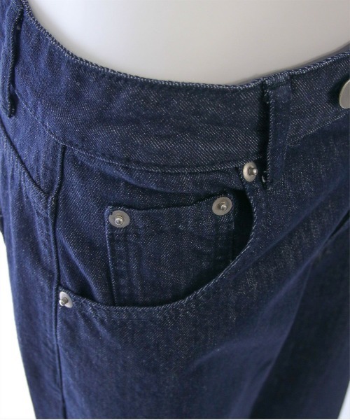 CLEAR BASIC（クリアベーシック）の「【低身長用サイズ有】ストレートスラブデニムパンツ［大人 カジュアル 着回し万能］≪SS新作≫（その他パンツ・レディース・インディゴブルー・L/S/M/PS）」の16枚目の写真