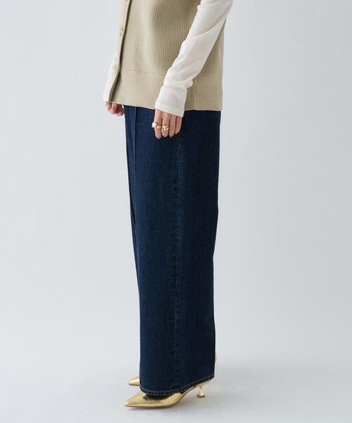 cloenc（クロエンス）の「【マシンウォッシュ】コットンデニムフレアパンツ（デニムパンツ・レディース・ブルー系その他/ブルー・03/02/01）」の19枚目の写真