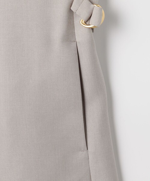 MICO COULIER（ミコクリエ）の「《セットアップ対応》ライトモククロス ジレ（テーラードジャケット・レディース・ネイビー/グレイッシュベージュ・38）」の17枚目の写真