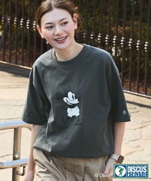 【DISCUS ATHLETIC×Disney】コラボ ミッキーマウスレトログラフィックプリント半袖Tシャツ ディスカス アスレチック×ディズニー