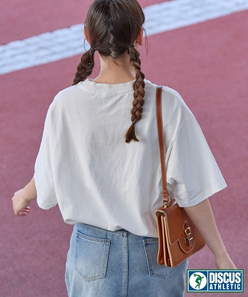 Disney（ディズニー）の「【DISCUS ATHLETIC×Disney】コラボ ミッキーマウスレトログラフィックプリント半袖Tシャツ ディスカス アスレチック×ディズニー（Tシャツ/カットソー・レディース・ブラック系1/ホワイト/スミクロ/ブラック系2/ホワイト系/ホワイト系1/ホワイト系2/ブラック系・M/L）」の18枚目の写真