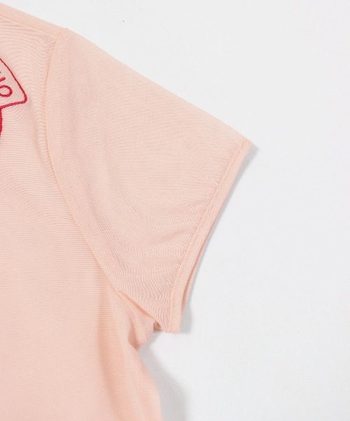 archivio(アルチビオ)の「<LADIES>シアー×フリルツインセット(Tシャツ/カットソー・レディース・ピンク/ホワイト/ネイビー・S/M/L)」の18枚目の写真