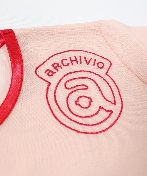 archivio(アルチビオ)の「<LADIES>シアー×フリルツインセット(Tシャツ/カットソー・レディース・ピンク/ホワイト/ネイビー・S/M/L)」の17枚目の写真