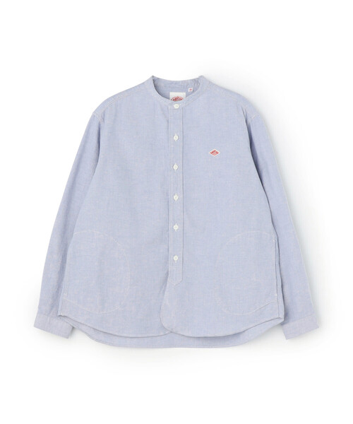 WOMEN'S OXFORD BAND COLLAR SHIRT PLAIN（シャツ/ブラウス