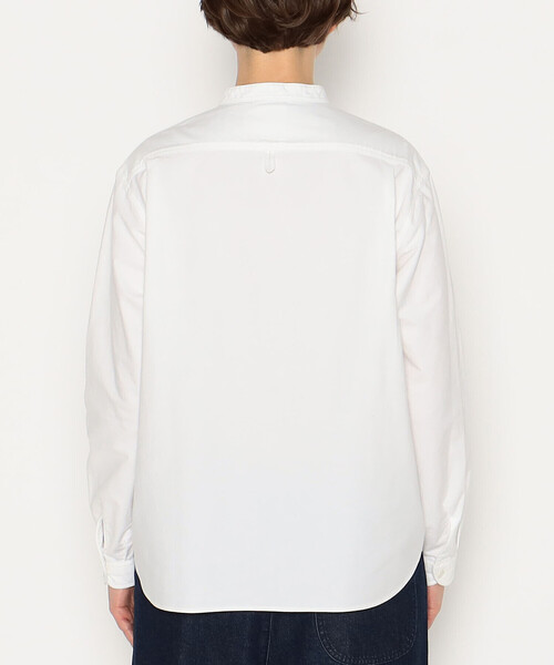 WOMEN'S OXFORD BAND COLLAR SHIRT PLAIN（シャツ/ブラウス