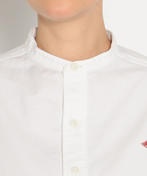 WOMEN'S OXFORD BAND COLLAR SHIRT PLAIN（シャツ/ブラウス）｜DANTON