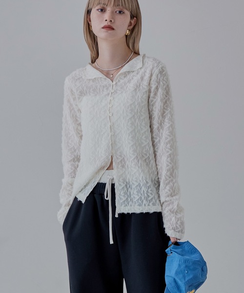 VALENTINO フェザータッチ シアー ブラウス VALENTINO フェザータッチ シアー ブラウス - メルカリ